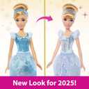 Mattel Disney Princess Cinderella Doll in Sparkling Fashion with Removable Skirt, Headband and Shoes, Posable & Collectible, Inspired by Movie