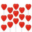 Valentines Day Lollipops Red Double Heart Shaped Cherry Flavored, Individually Wrapped (120-Pack) (EXP 11/02/27)