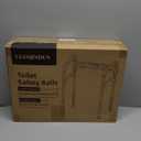 Lianjindun Toilet Safety Rails, Adjustable Toilet Frame for Elderly, Seniors, Handicap & Disabled, Foldable Handicap Toilet Handles Fit Any Toilets (300 LB)