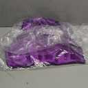 MORGAN AND CO. Juniors' Strapless Satin Long Dress W/Fold Over Neckline & Back Zipper - Formal Evening Cocktail Party Gown Purple Size 1