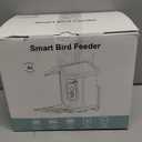 Smart Bird Feeder with Camera, AI Bird Species Identification Solar Powered Panel, 2.5k HD Video Bird House with Camera for Outside Garden, Ideal Gifts for Lover, Valentine's Day, Blue