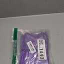 FUNFERY 100 Pcs Purple Organza Bags 3x4 in, Small Mesh Drawstring Gift Bags for Sachet, Jewelry, Candy, Wedding Favor, Easter Day
