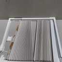 Window Air Conditioner Side Panel and Frame, Double Layer Insulated AC Accordion Filler Set, for Most Window AC Units