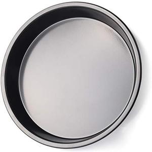 6 Pack Deep Dish Pizza Pan Personal Pizza Pan for Oven Round Pizza Plates Set Small Pizza Baking Sheet Non Stick Carbon Steel Pizza Platter Metal Pizza Trays for Serving Cooking Grilling 6,5Inch