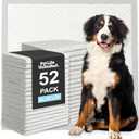 Pet Life Unlimited Heavy Duty 3XL Puppy Pads for Dogs, Potty Training Pee Pads, 52 Count, 36" x 36", Leak-Proof, Super Absorbent, Quick-Dry, Odor Control Clover Leaf Scent, Made in USA