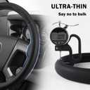 Steering Wheel Cover for Chevy Silverado 1500 GMC Sierra 1500 2007-2013/2500 3500 Chevrolet Tahoe Suburban Yukon (Yukon XL) 2007-2014/ Traverse 2009-2017/ GMC Sierra 2500HD 3500HD 2008-2014