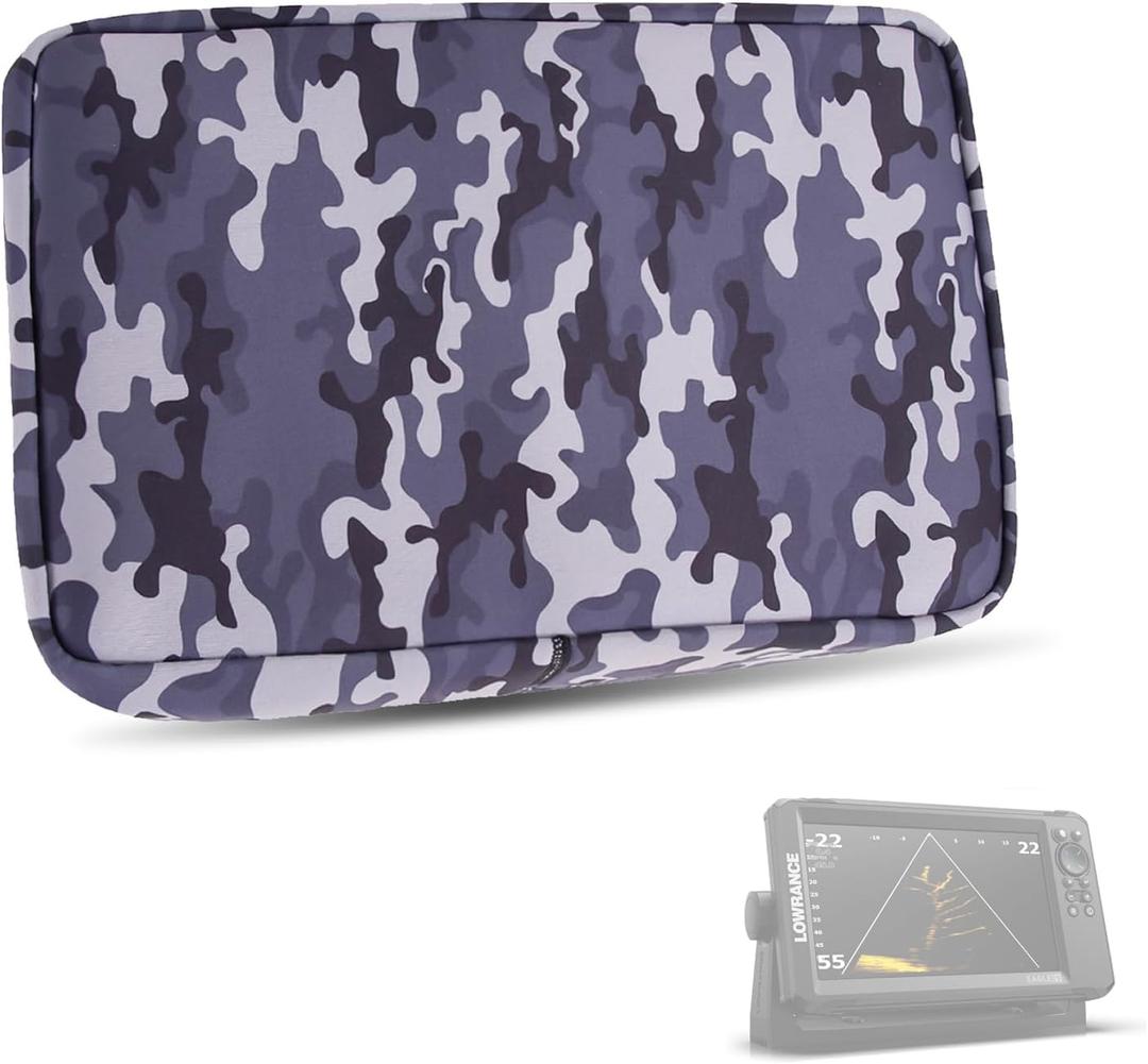 Fish Finder Cover for Lowrance Eagle Eye 12 Covers,Depth Finder Dutproof Waterproof Protection Accessories,Protects Screen and Device from Sun Adverse Weather Damage Fishing,for Lowrance 12in Models