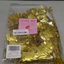 WRAPAHOLIC 4 Inch 12 Count Self-Adhesive Tinsel Bows Gift Wrap Accessory - Gold Christmas Tinsel Bows for Gift Wrapping Holiday Christmas Birthday Party