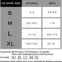 CS CELERSPORT 6 Pairs Ankle Athletic Running Socks Low Cut Sports Tab Socks for Men and Women (White, M)