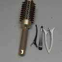 AIMIKE Round Brush for Blow Out, Medium Round Hair Brush Nano Thermal Ceramic & Ionic Tech, for Blow Drying & Styling, Curling and Shine - 2.9 inch Barrel w/Boar Bristles