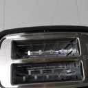 Toastmaster 2-Slice Cool Touch Toaster, black with stainless accent