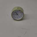 Equity 20090 5 Inch Silent Sweeping Quartz Metal Alarm Clock, Light Green