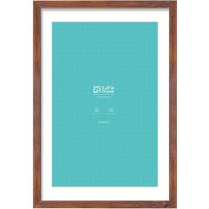 Pack of 1 LaVie Home 24 x 36 Picture Frame Brown Poster Frame,Display Pictures 20x30 with Mat or 24x36 Without Mat, Stable and Sturdy Frame and Polished Plexiglass, Suitable For Wall Decorations 