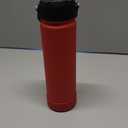 Mininoo Insulated Stainless Steel Water Bottle with Straw, Ceramic-Lined, BPA-Free & Leak-Proof, 24 oz, Red