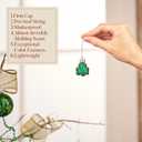 Valery Madelyn 50ct St Patricks Day Tree Decorations Shamrock Ornament Set, Irish Hanging Ball Ornament for Small Tree, Good Luck Clover Green Ornaments for St Patty's Day