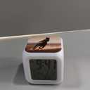 LED Alarm Clock Horse Creative Desk Table Glowing Electronic Colorful Digital Clock for Girl Boy Kids Children Toy Birthday Present Gift