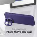 Nillkin for iPhone 16 Pro Max Case with Camera Protection & Stand, Compatible with MagSafe, Shockproof Silicone Slim Phone Case iPhone 16 Pro Max, Soft Anti-Scratch Microfiber Lining, Midnight Green