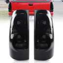 Tail Lights Designed for 2003-2006 Chevy Silverado 1500 2500 3500 1500HD 2500HD, Tail Light Assembly Driver & Passenger Side Taillights, with Brake Rear Lamp, Full Black, 1 Pair