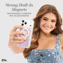 Case-Mate Soap Bubble iPhone 17 Pro Max Case [Compatible with MagSafe] - Liquid Glitter Phone Case with 12ft Drop Protection - Premium Magnetic Cover for iPhone 17 Pro Max - Iridescent Waterfall