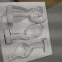 prosfalt 3 Pcs Thinker Statue,Modern Home Resin Sculptures,Collectible Figurines for Home Office Bookshelf Desktop Decor(White)