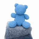 Handmade Fluffy Bear Toy And Blanket 34x34