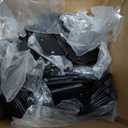 30 Pack Rounded Matte Black Door Hinges 3.5 Inch 5/8" Radius Interior 3 1/2" Flat Iron Bifold Residential Standard Bedroom Indoor for Doors 3 "Hardware Control House Home Decor Essentials Accessories