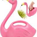 Plant Watering Can Indoor Outdoor Pink Flamingo 0.4 Gallons