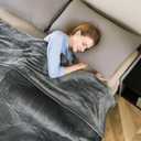 Electric Heated Blanket Queen Size, Fast Heating Blanket Soft Velvet Flannel for Winter, 4 Heating Levels 10 Hours Auto-Off, ETL Certified Dual Controllers, Machine Washable, Grey, 84" x 90"