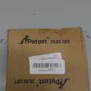 Petest 25ft Reflective Tie-Out Cable for Small Dogs Up to 35 Pounds (Green & Silver)