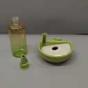 VANNON 16oz Pet Water Bottle, Gravity Dog Water Bowl Dispenser for Cage, Anti-Overflow Water Dispenser for Small Dogs, Cats, Rabbits and Other Small Animals, BPA Free, Gradient Green