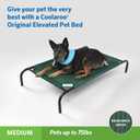 Coolaroo The Original Cooling Elevated Pet Bed, Medium, Brunswick Green, 42"L x 25.5"W x 8"Th, Style: Medium Dog Bed