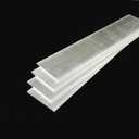 Aluminum Flat Bar Stock 1/4 inch x 3.2 inch x 19.69 inch Long, 6061 Aluminum Square Rectangle Bar Straight Edge 1Pcs 6mm x 80mm x 500mm (Kwweeoo)