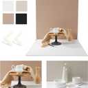 2-Sided 2 PCS Morandi Photo Backdrop Boards, Flat Lay Food Photography Background, Durable Waterproof Product Photography, 24x24 Inch, BEIYANG
