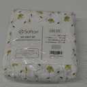 Softan King Sheet Set Yellow Floral Bed Sheets Printed Sheets - 4 Piece Soft Microfiber Patterned Fitted Sheets King with 15" Deep Pocket and Corner Straps, Cute Yellow Flower Sheets & Pillowcase Set