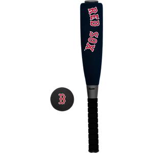 Franklin Sports MLB Jumbo Foam Baseball Bat + Ball Sets - Kids Oversize Foam Baseball Bats + Soft Baseballs - Indoor + Outdoor Youth Baseball Toy - MLB Team Baseball Bat + Ball Sets, 21-Inch, Boston Red Sox