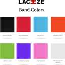 Laceeze Band Max Size USA 8+ keeps laces tied during sport soccer, rugby, field hockey