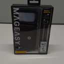 MAGEASY Compatible with iPhone 17 Pro Max 6.9" Wallet Case with Crossbody Strap - Compatible with MagSafe Detachable Coin Purse & Card Slot, Leather Lanyard, 16ft Drop Protection | Pouch M (Burgundy)