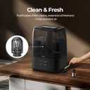 Top Fill Humidifiers for Bedroom, 4.0L Tank Cool Mist Humidifiers for Large Room, 30H Runtime, 28dB Quiet Ultrasonic Air Humidifier for Home with 9H Timer, Aroma Tray