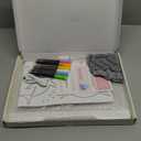 16-Inch Rechargeable Doodle Glow LED Note Board, 9-Color Light Modes, Neon Art Dry Erase Light Up Drawing Pad with Built-in Stand, Sketching Gift Toy for Kids/Girls/Teens, 5 Markers & Tracing Book (White)