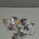 Toymany 14PCS 1-2" Tiny Jungle Animal Figures Toy, Realistic Mini Jungle Zoo Animal Figurines Cake Topper Toy Set, Easter Egg Christmas Birthday Gift Party Favor School Project for Kids Toddlers