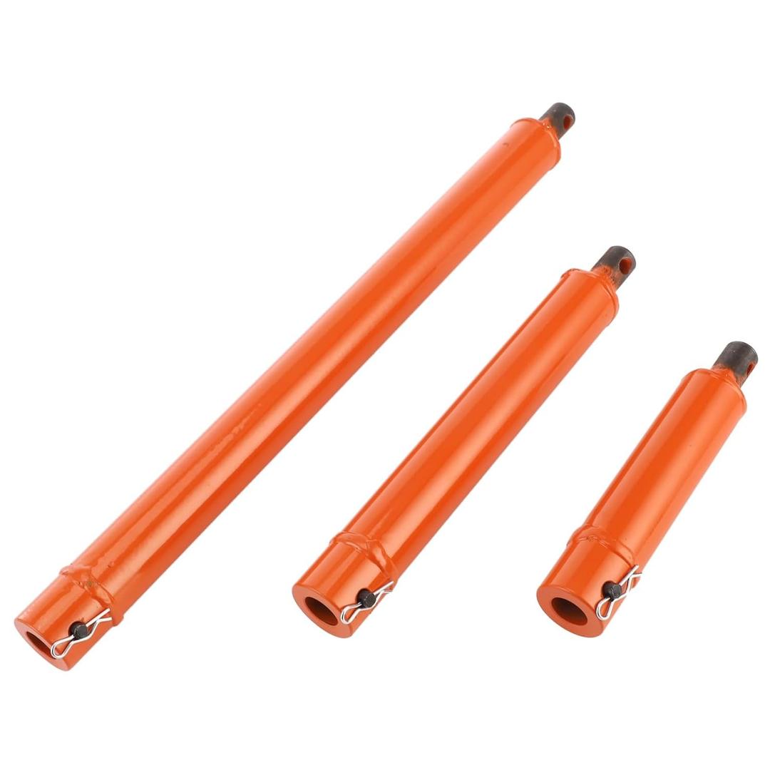 3 Pcs Auger Extension Drill Bit Set, 3/4" Steel, 9.4/12.6/20.9" Lengths