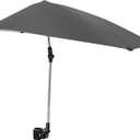 Sport-Brella Versa-Brella SPF 50+ Protection Adjustable Umbrella with Universal Clamp, REG