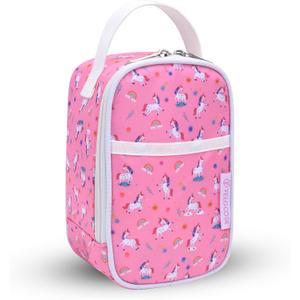 Yelocota Small Insulated Lunch Bag- Snack Bag- Mini Cooler Bag with Handle for Travel,Work,School(Storage Space below 20oz)- Also Suitable for Pairing with Food Jar