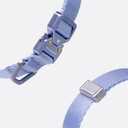 Light Alloy Dog Collar Pro, Soft Lightweight Dog Collar with Metal Buckle Quick Release Adjustable Comfortable Nylon Collar for Small Dogs Walking Training Running (Linen, S)