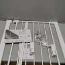 Safety 1st Easy Install Walk Thru Baby Gate for Doorway With Door, Dog Gates, Fits 29"-38", Easy Install 28" Tall, White