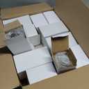 Mumufy 20 Sets Glass Crystal Taper Candle Holders Stand Centerpiece Bulk with 10 in Taper Candles Sticks Clear Decorations Table Wedding Dining Party (Transparent)