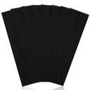 Headbands for Women, 8pcs Stretchy Non Slip Soft Cotton Cloth Hair Bands for Sports, Workout, Yoga and Running (Black)