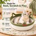 Instinct Basket for Cats - Stimuli Handwoven Cotton Rope Enrichment Bed