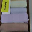 Battewa Quick Dry Incontinence Underwear for Women High Waisted Leak Proof Panties Washable Postpartum Bladder Control Cotton Briefs (Multicolor, 2X-Large, 5 Pack)