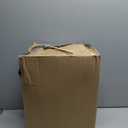 Canvas Laundry Bag 33"x 35", Thick Cotton Laundry Bag with Handles & Drawstring, Extra Large Heavy Duty Washable Basket Liner Hamper Liner Canvas Storage Sack (Beige XL, 1 Pack)